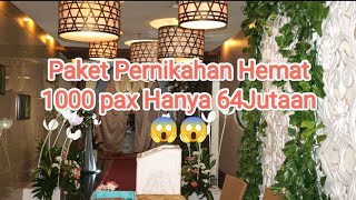 paket pernikahan Wedding Hemat 1000 pax 64jutaan All in Dekorasi Catering Rias Photo 😱😱👇