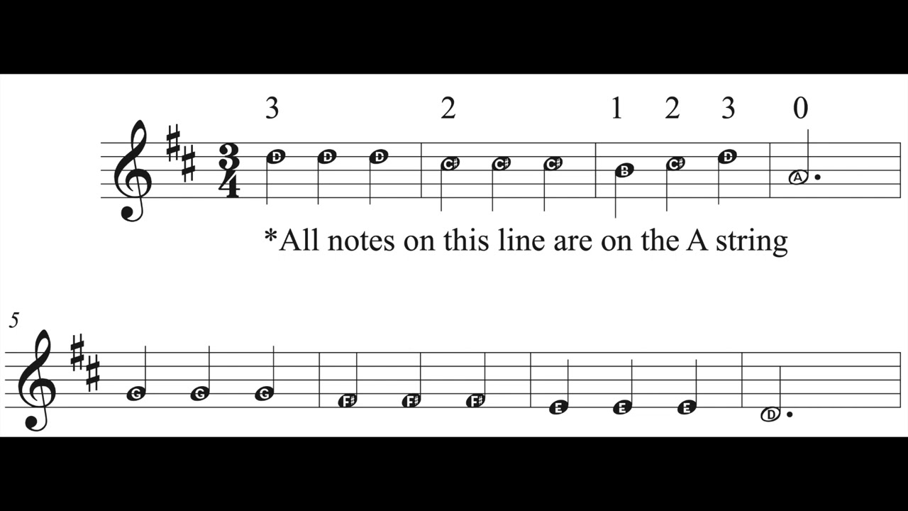 violin - French Folk Song