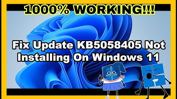 WINDOWS 11 : Fix KB5058405 Not Installing on Windows 11 (23H2/22H2) (QUICK FIX) ⚡