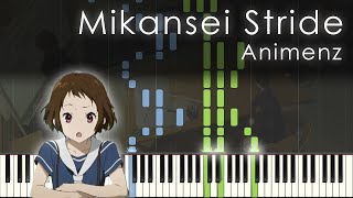 Mikansei Stride  Hyouka Op2  Animenz piano Transcription