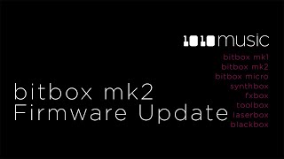 Firmware Update for bitbox Mk2 by 1010Music screenshot 4