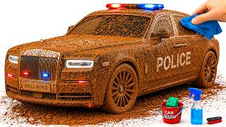 The surreal cleaning process of a 1:20 Scale Nissan Hongqi Police After an Extreme OffRoad Adventure The surreal cleaning process of a 1:20 Scale Nissan Hongqi Police After an Extreme OffRoad Adventure