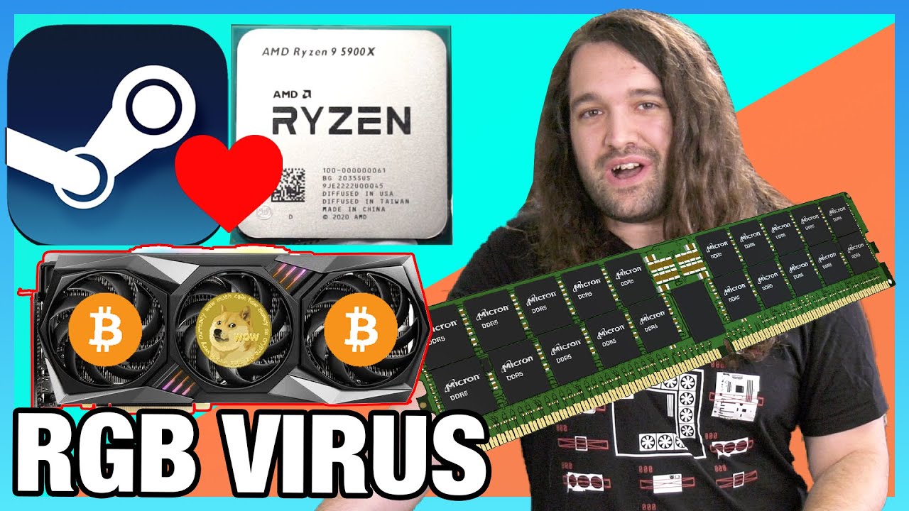 HW News - RGB Malware Steals Crypto, Ryzen Gains Market Share, DDR5 Due Q3