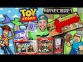 COMPREI OS NOVOS BRINQUEDOS DE MINECRAFT E TOY STORY (ESPADA GIGANTE E OFICIAIS DA DISNEY)