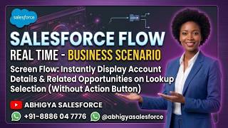 Salesforce Reactive Flows: Display Related Records on Lookup Selection (No Action and Next Button) screenshot 5