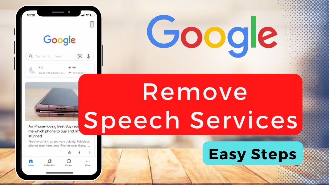 Remove Speech Service by Google Download Problem 2022