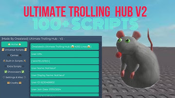 ULTIMATE TROLLING HUB V2 | 100+ SCRIPT & FE | ROBLOX SCRIPTS SHOWCASE