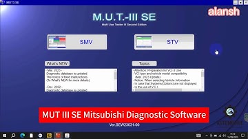 v2023.06 MUT III SE Mitsubishi MUT-3 VCI Diagnosis obd2 adapter Support J2534 ECU Programming