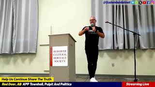 The Controversy Surrounding The Charity Status (APP Townhall in Red Deer, August 19, 2026)