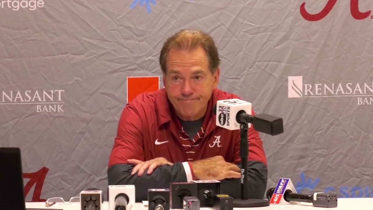 Tennessee Postgame Press Conference: Coach Saban - YouTube