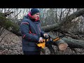 Резня пилой DEWALT DCM 565 с цепью STIHL (ТОП ПРОДАЖ)