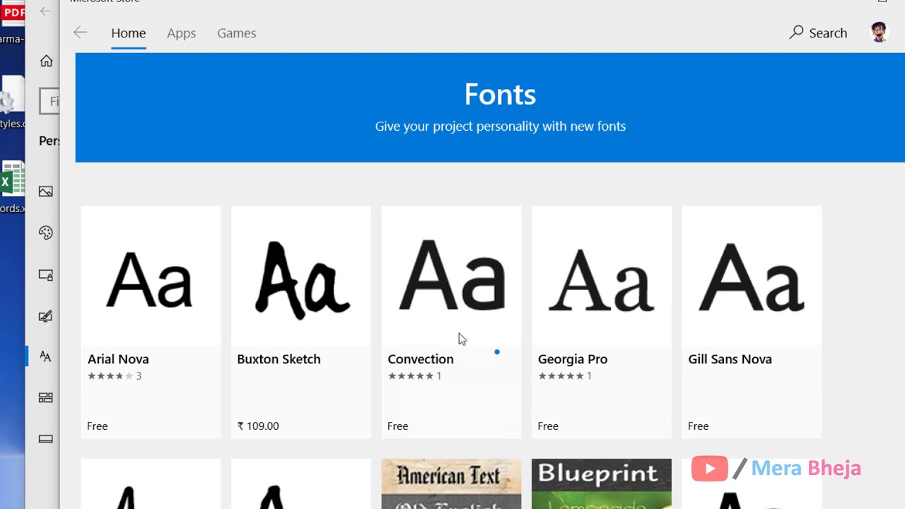 How to Install Fonts From Microsoft Store in Windows 10 - YouTube