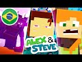 Alex e Steve - A vida no Minecraft  | FILME 3  | ANIMAÇÃO (dublado)