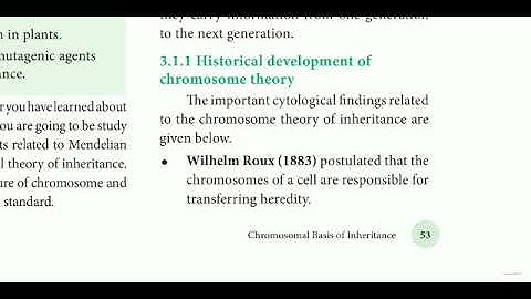 12 std Bio Botany ln -3 Chromosomal basis of inheritance