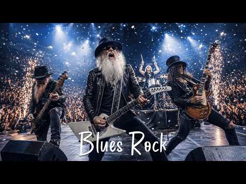 ZZ Top, SRV, Eric Clapton, Jimi Hendrix – Vintage Blues Rock Guitar & Strong Vocals