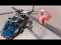 HUMAN BODY vs HELICOPTER animation