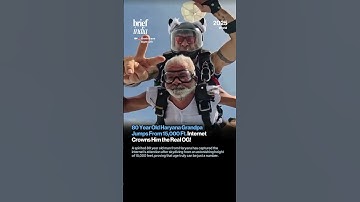80-Year-Old Haryana Man Defies Age with 15,000-Foot Skydive, Video Goes Viral!