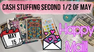 Cash Stuffing Second half of May Bills and Happy Mail opening!!!