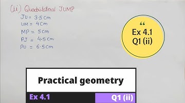 Exercise 4.1 Q1(ii) class 8 | CH:4 Practical Geometry class 8 ex 4.1 Q2 | 8th maths NCERT