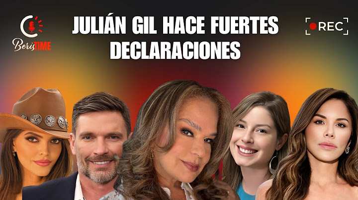 Julian Gil: ¡Revela que fue víctima de abu50! ¡Romina Mircoli con problemas de salud!