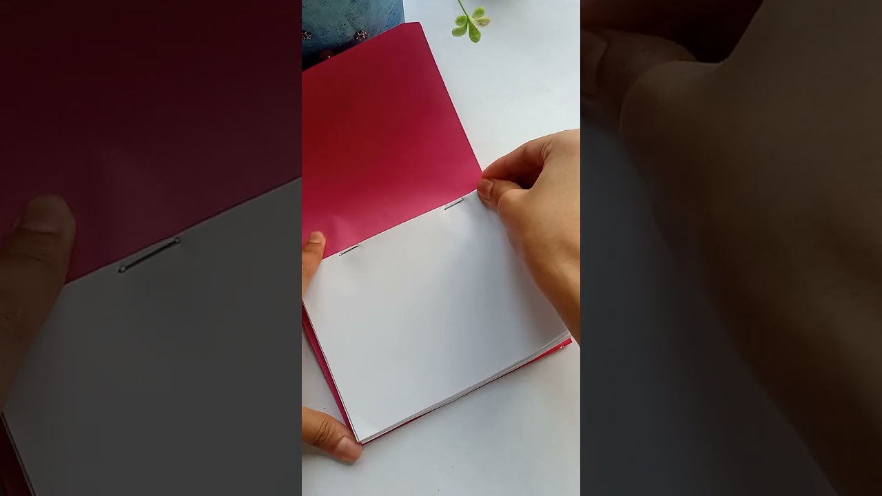 How to make beautiful pink Notebook.. DIY school supplies..💖