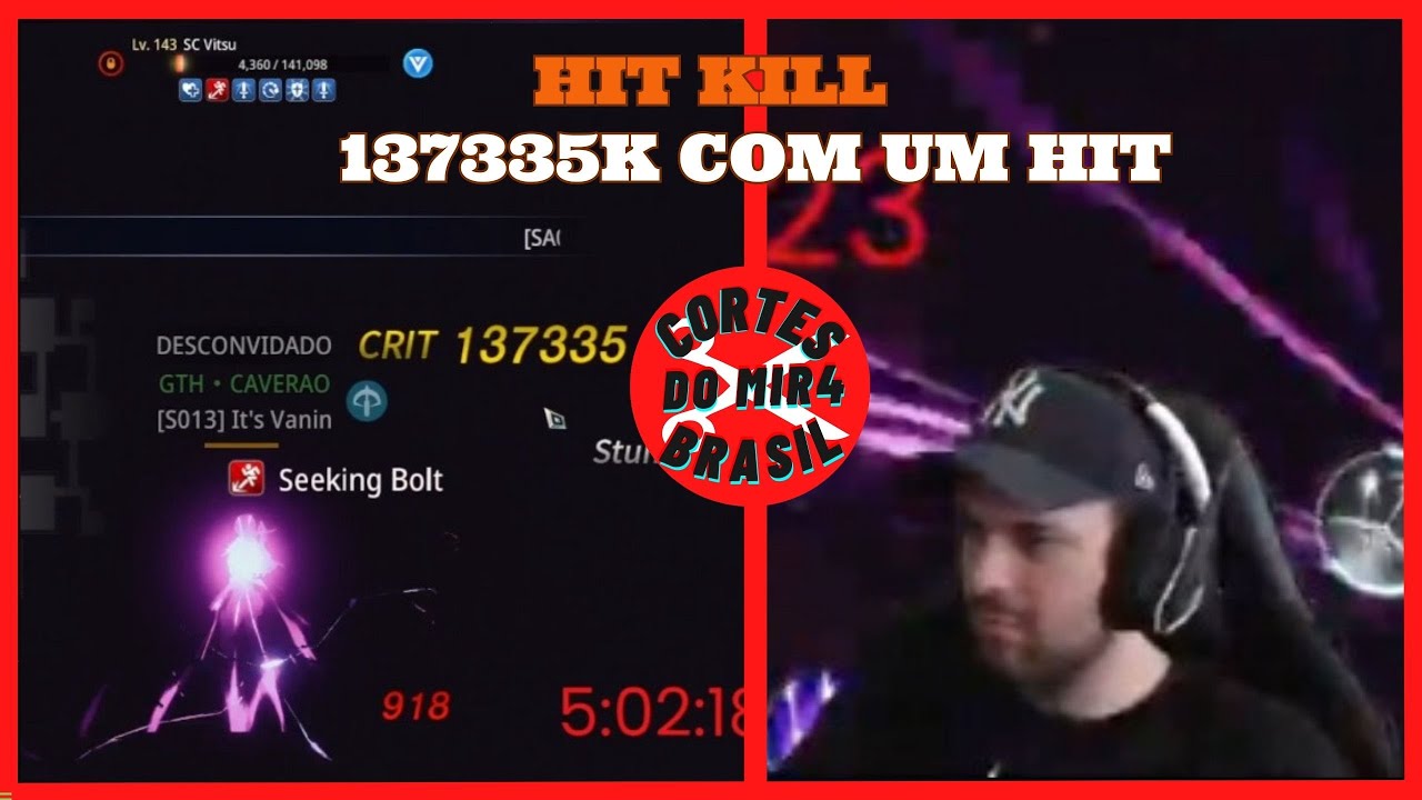 VANIN TIRA 137335K COM UM HIT | CORTES DO MIR4 BRASIL - YouTube
