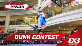 Dunk Contest w/ R. Guevarra & P. Maberry - Manila - 2015 FIBA 3x3 World Tour