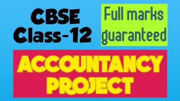 Latest Accountancy Project 2020-21 (with GST) | CBSE Class 12th Exam | Easy Accounts Practical File
