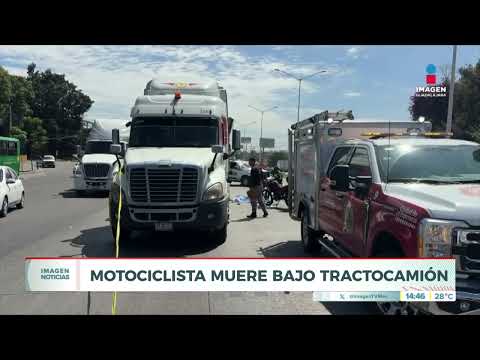 Motociclista muere arrollado por un camión de carga sobre Periférico Sur | Noticias GDL
