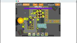 Winning 2D TDS (Scratch) by lagging the game with electricizer