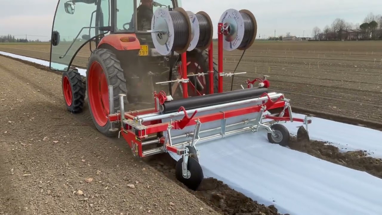 PS19 INOX PLUS DISCS - Mulching machine compatible with biodegradable film