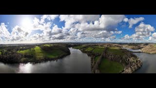 Ardingly Reservoir view by a Dji Air 3