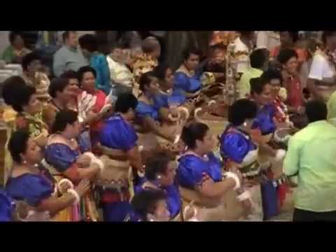 ოკეანიის მრავალხმიანობის ნიმუში. ლაკალაკა/Example of Lakalaka