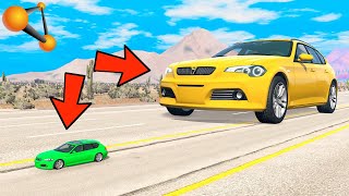 КОШКИ МЫШКИ!  МАЛЕНЬКАЯ МАШИНА против ОГРОМНОЙ! - BeamNG.drive Multiplayer (BeamMP)