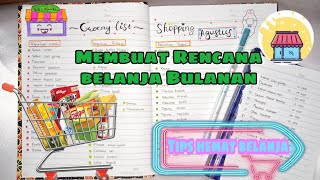 Tips Hemat Belanja || Membuat Rencana Belanja||#Groceryshoppinglist