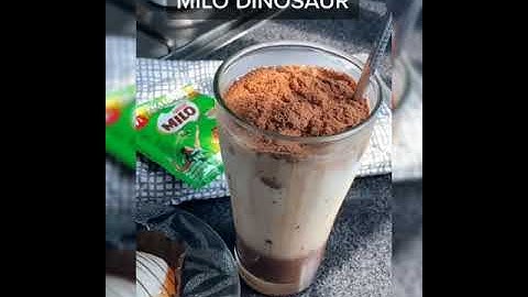 How to make Milo Dinosaur so easy way 😋