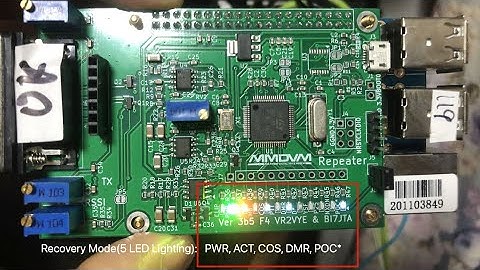 Manual Flash MMDVM Repeater Firmware demo