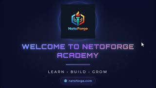 Welcome to Netoforge Academy! Tutorial for Beginners | Netoforge Academy