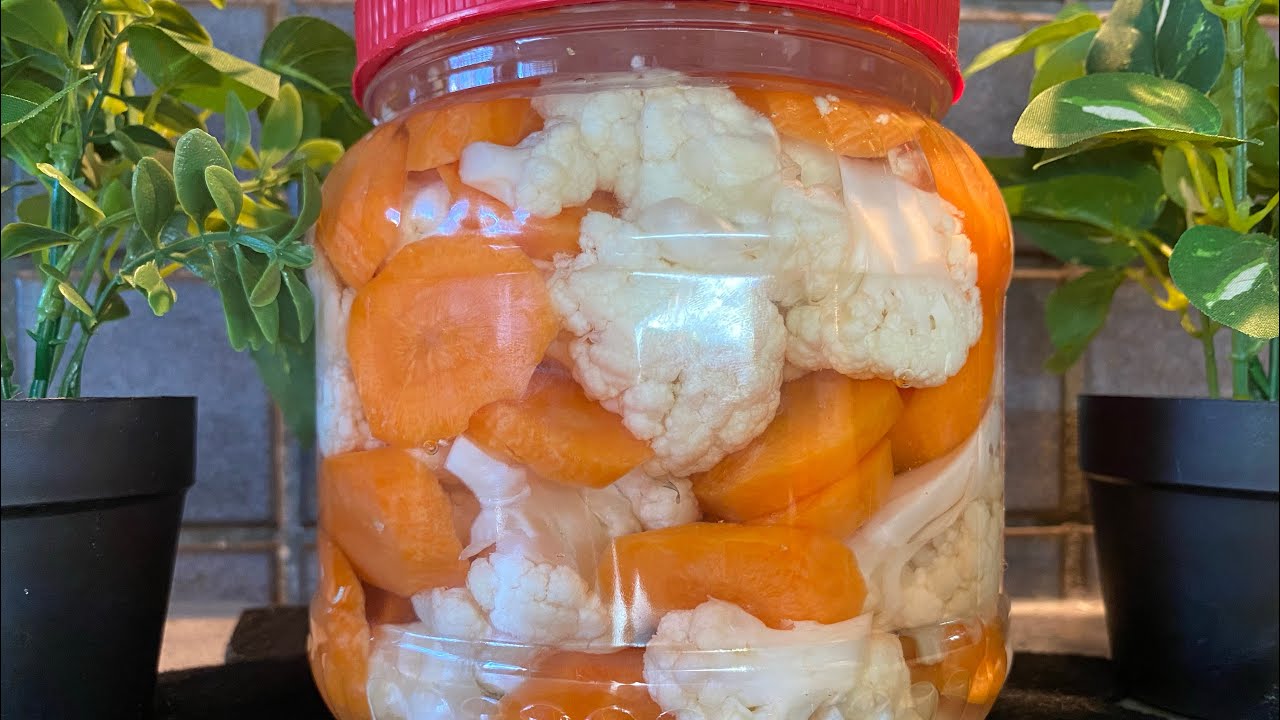 مخلل قرنبيط ( طيب وبيئرط ) بسرعة وسهولة .. من حلب الاصيل