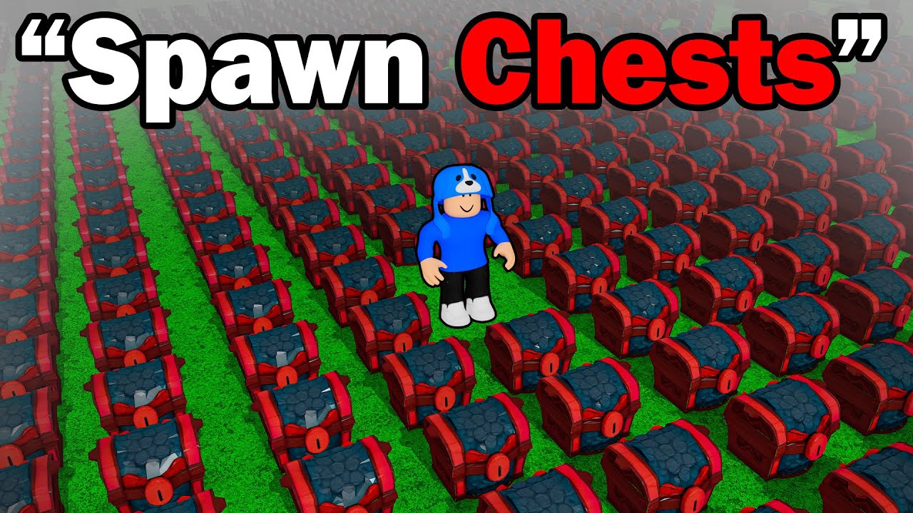 Opening 100,000 RUBY Chests in 99 Nights in the Forest!