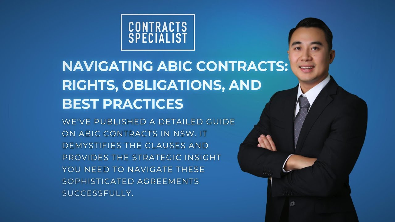 ABIC Contracts NSW: Key Risks for Homeowners Explained - YouTube