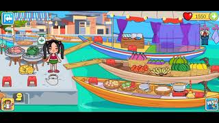 FLOATING MARKET WALKTHROUGH | PASAR APUNG DI LITTLE SAIGON SIMULATOR screenshot 5