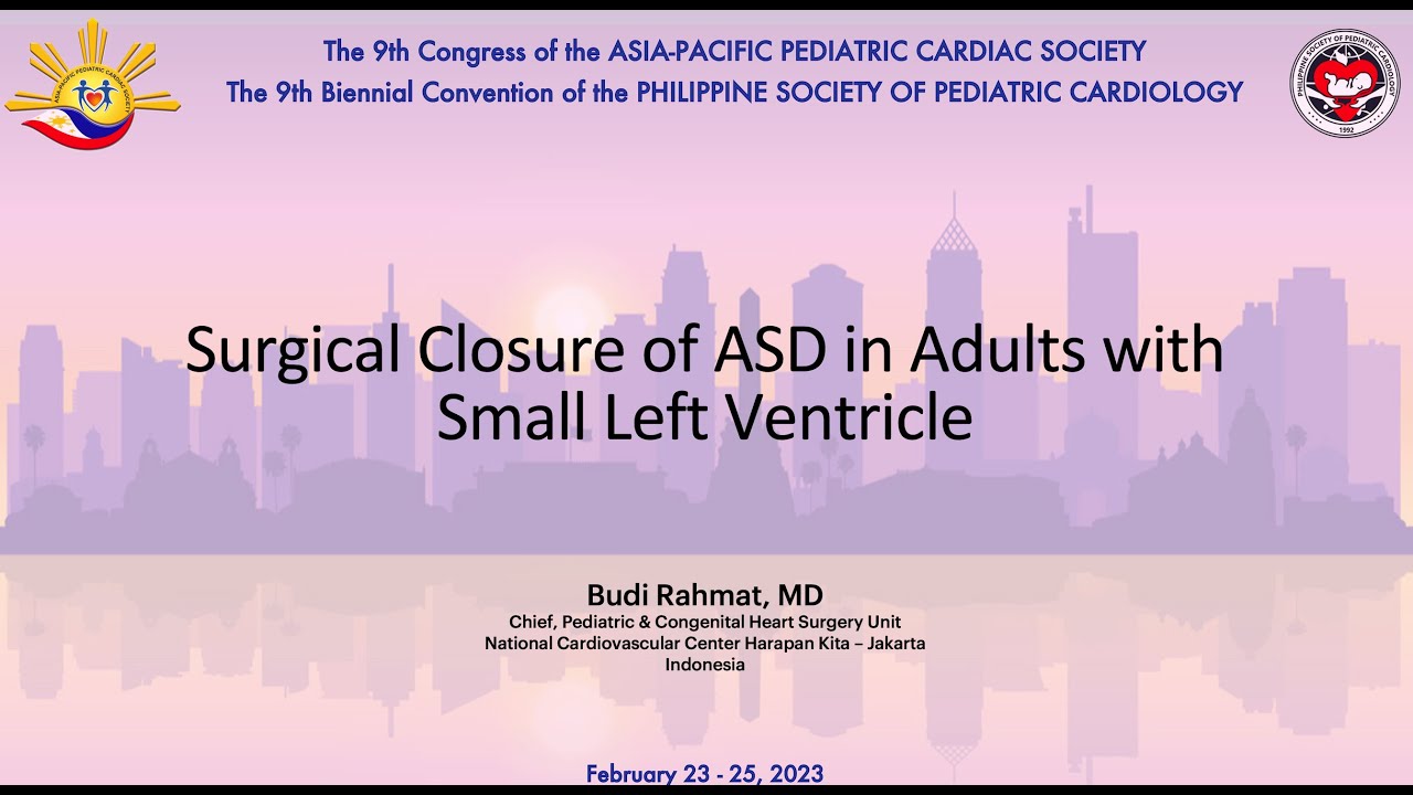 Surgical closure of asd in adults with small left ventricle youtube