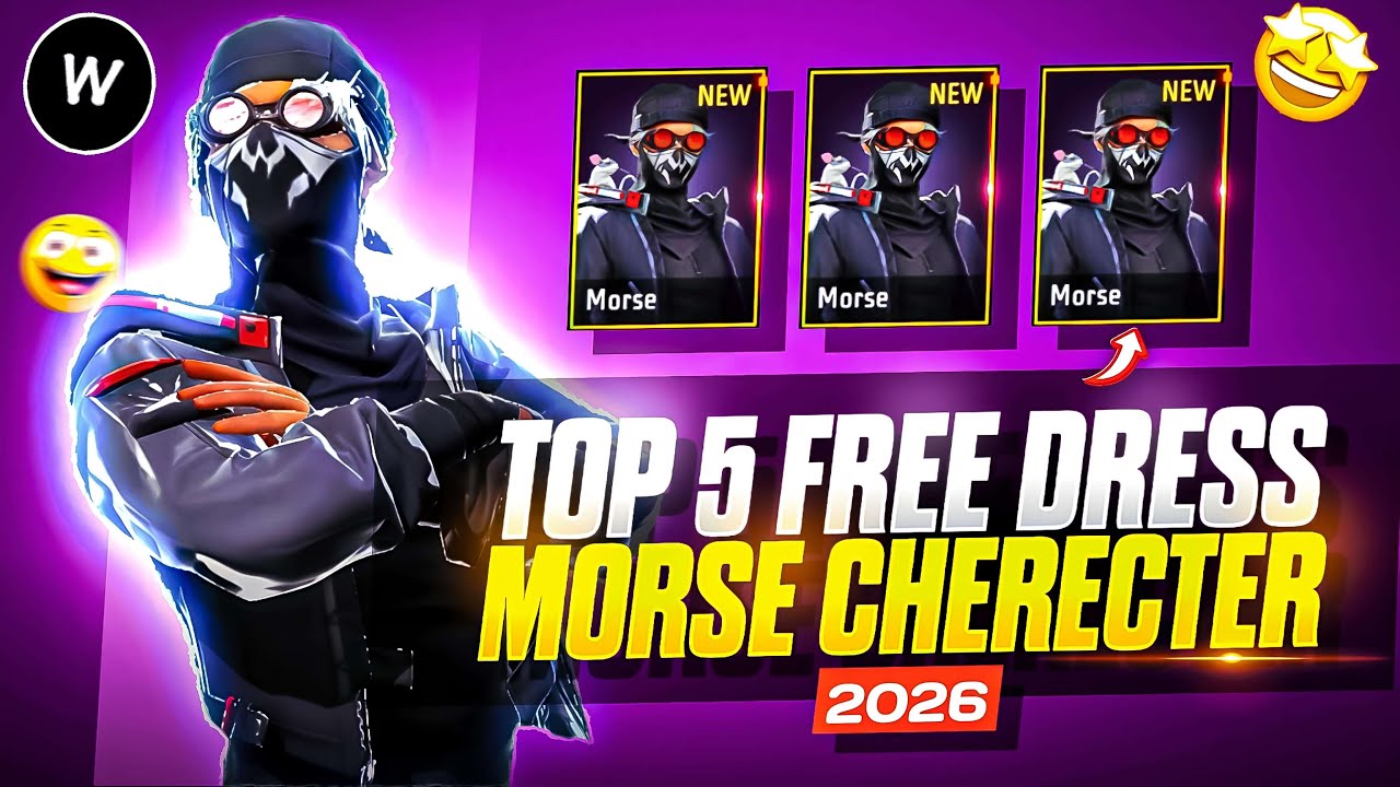 I FOUND 😱 NEW MORSE CHERECTER BUNDLE GOD LEVEL DRESS COMBINATION IN FREE FIRE 🔥 NO TOP UP DRESS UP