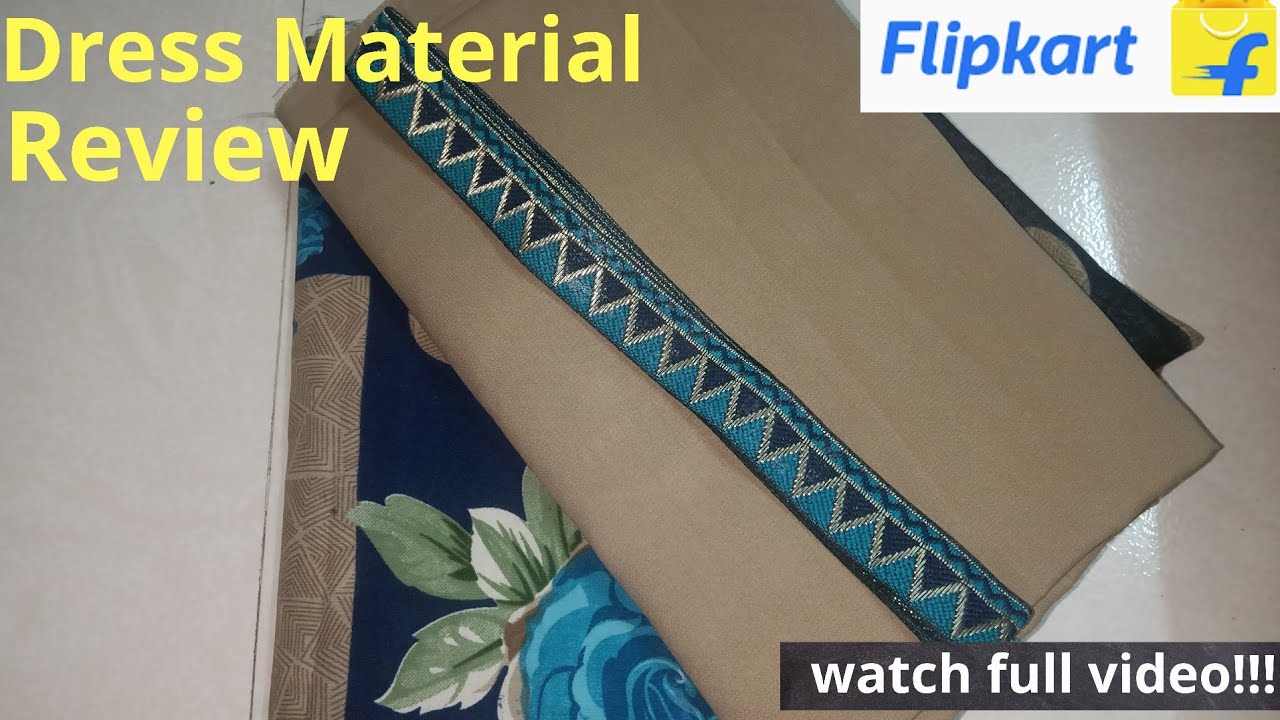 Best Quality Dress Material Review! Flipkart Online Expert YouTube