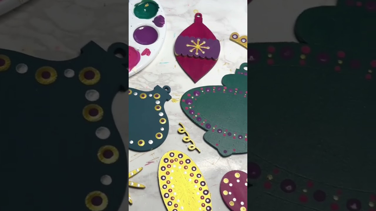 DIY Jewel-Tone Ornaments | Glowforge 