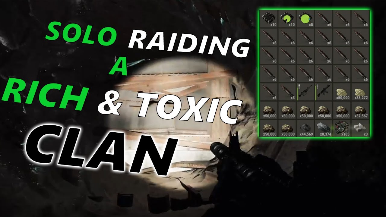 SOLO Raiding a INSANELY RICH & TOXIC clans CAVE BASE (JACKPOT!!)