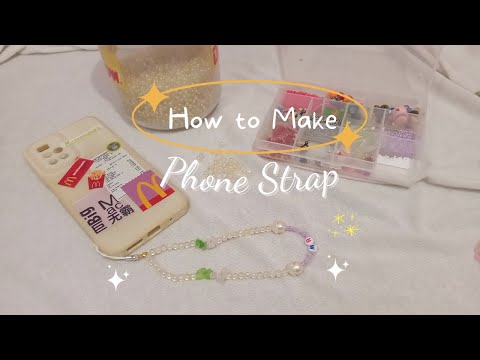 How to make strap phone | DIY | keychain phone charms