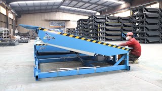 5 untis 14ton capcacity dock leveller testing by LGLIFT China