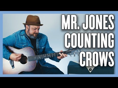 Counting Crows Mr. Jones Guitar Lesson + Tutorial
